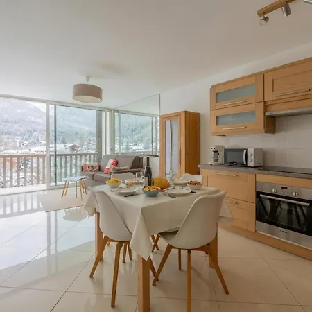Διαμέρισμα Riverside Mont Blanc View - Happy *